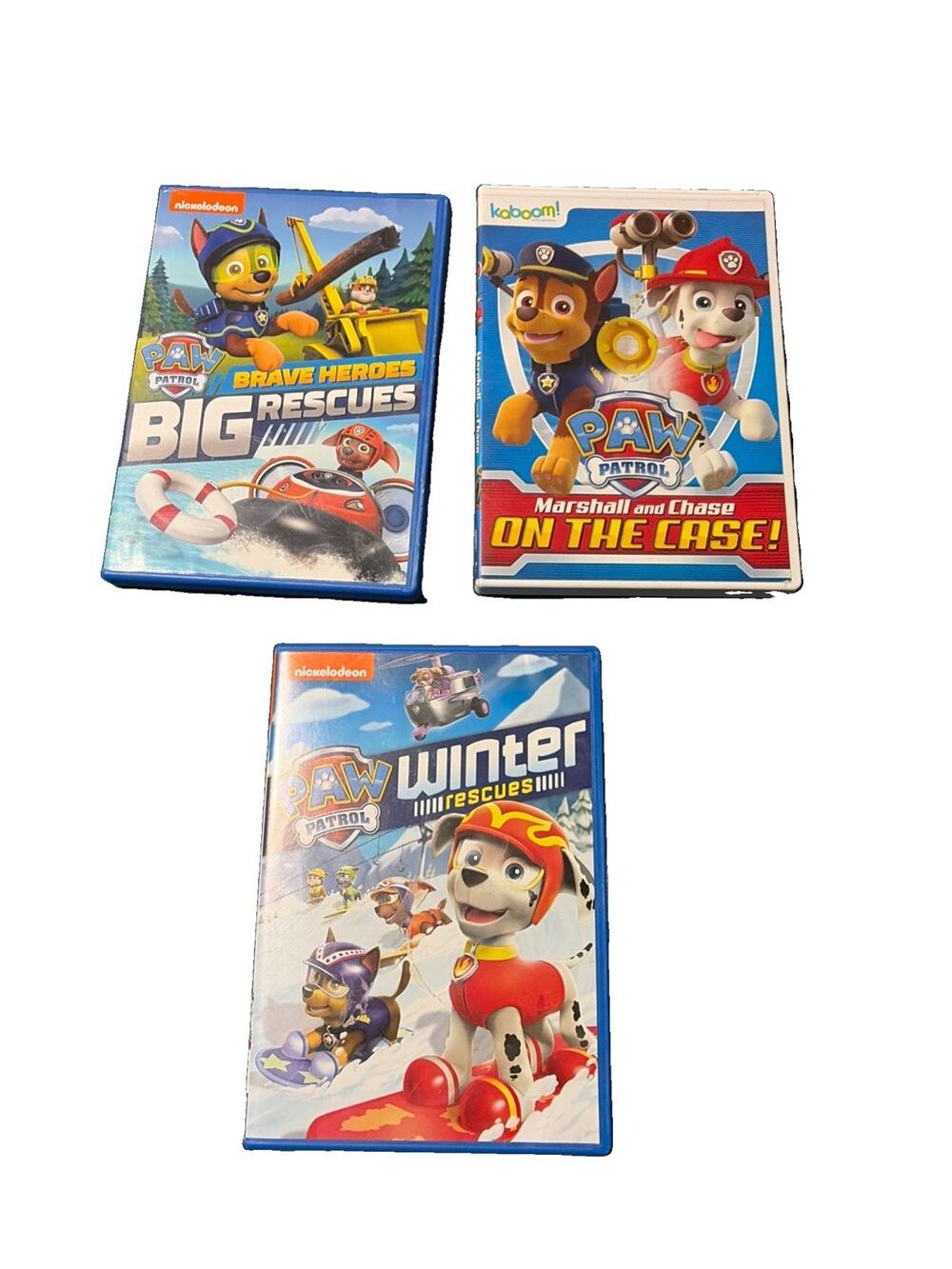 Paw Patrol DVD Lot Of 3